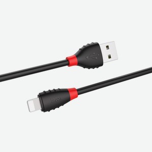 Кабель USB Apple Lightning X27 TPU 1.2м Черный Hoco