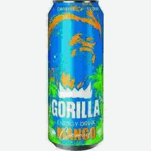 Энергетический Напиток Gorilla Манго-кокос 0,45л Ж/б