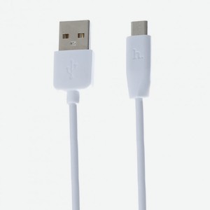 Кабель USB MicroUSB X1 2м Белый Hoco