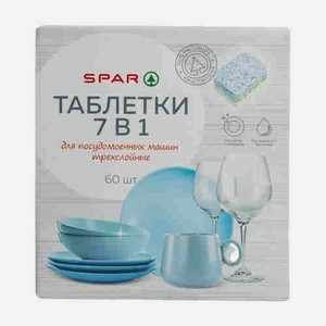 Таблетки Для Посудомоечных Машин Spar 60шт