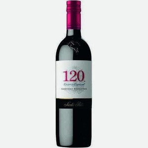 Вино Санта Рита 120 Резерва Эспесиаль Каберне Совиньон Красное Сухое 13% 0,75л