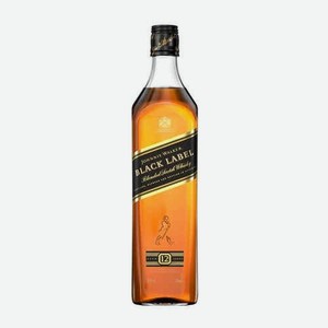 Виски Шотландский Джонни Уокер Блэк Лэйбл 12 Лет 40% 0,7л