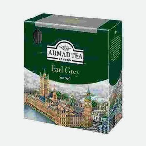 Чай Черный Ahmad Tea Earl Grey 100 Пакетиков