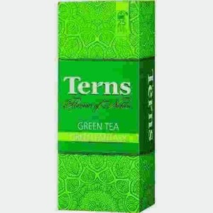 Чай Зеленый Terns Green Fantasy 25 Пакетиков