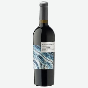 Вино Высокий берег Сира Красное Сухое 0.75л