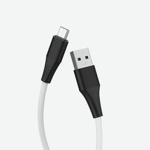 Кабель USB MicroUSB X32 TPU 1м Белый Hoco