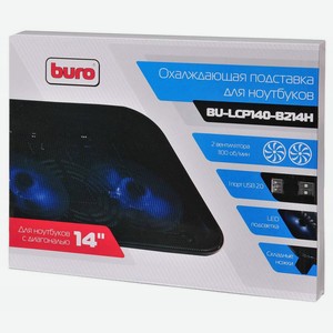 Подставка для ноутбука BU-LCP140-B214H 14 Черная Buro