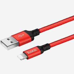 Кабель USB Apple Lightning X14 2м Красный Hoco