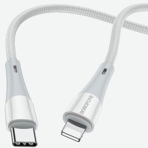Кабель USB Type-C Lightning BX60 1м Белый Borofone