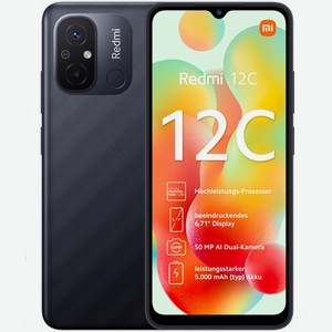 Смартфон Redmi 12C 4 128Gb EU Graphite Grey Xiaomi