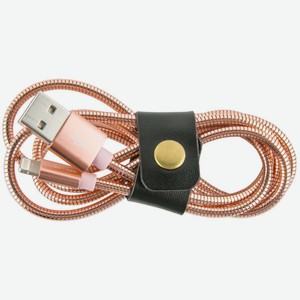 Кабель USB для Apple Lightning S7 1м Розовый Red Line