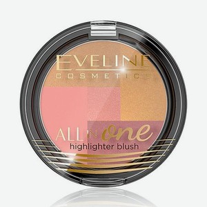 EVELINE Румяна для лица ALL IN ONE