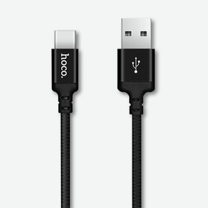 Кабель USB Type-C X14 1м Черный Hoco