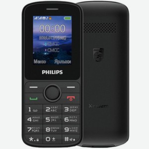 Телефон Xenium E2101 Black Philips