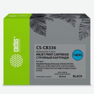 Картридж струйный CS-CB336 черный для №140XL HP DeskJet D4263/D4363 OfficeJet J5783/J6413 Cactus
