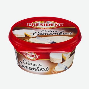 Сыр <President> плавленный Creme De Camembert ж50% 125г Россия