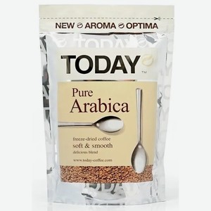 Кофе TODAY PureArabica сублим 75гр м/у