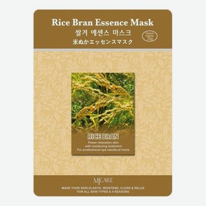 Маска тканевая Рисовые отруби MJ Care Rice Bran Essence Mask 23г
