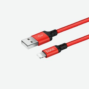 Кабель USB для Apple Lightning X14 1м Красный Hoco