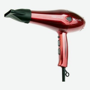 Фен для волос Forsage 03-106 2200W (2 насадки, красный)