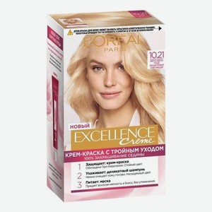 Крем-краска для волос Excellence Creme 270мл: 10.21 Светло-светло-русый перламутровый осветляющий