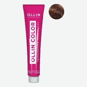 Перманентная крем-краска для волос Ollin Color 60мл: 6/7 Темно-русый коричневый