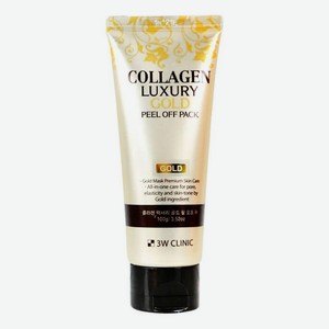 Маска-пленка для очищения лица с коллагеном Collagen Luxury Gold Peel Off Pack 100мл