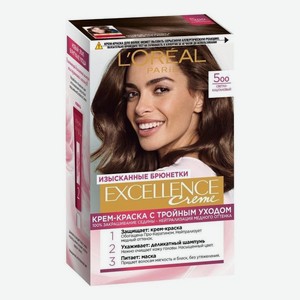 Крем-краска для волос Excellence Creme 270мл: 500 Светло-каштановый