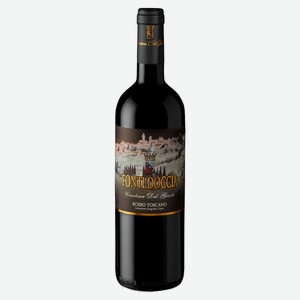 Вино Cantina Del Giusto Fontedoccia Rosso Toscano красное сухое Италия, 0,75 л