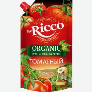 Кетчуп Mr. Ricco Organic Томатный, 350 г, дой-пак