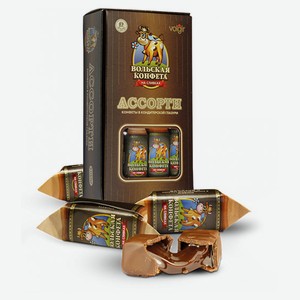 Конфеты шоколадные «Вольская конфета» Ассорти на сливках, 305 г