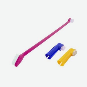 Набор зубных щёток для собак Uniglodis 3 шт