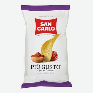 Чипсы картофельные San Carlo Piu Gusto со вкусом паприки 50 г