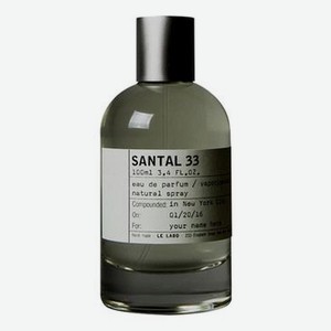 Santal 33: парфюмерная вода 100мл уценка