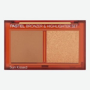 Бронзер и хайлайтер Bronzer & Highlighter Set Sun Kissed 8,6г: 02 Tan Bronze & Heat Glow