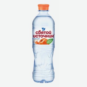 Вода питьевая Святой Источник негазированная со вкусом персика 0,5 л