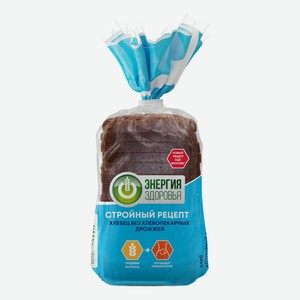 Хлеб Хлебный дом Стройный рецепт ржано-пшеничный бездрожжевой 350 г