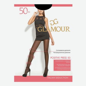 Колготки женские Glamour Positive Press полиамид glace 50 Den р 4-L