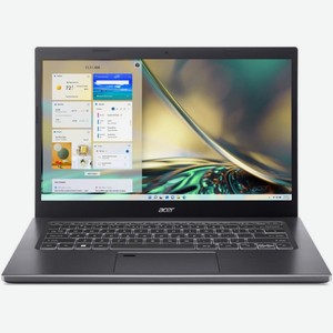 Ноутбук Aspire 5 A514-55-53S7 Core i5 1235U 16Gb SSD512Gb Intel UHD Graphics 14 IPS FHD 1920x1080 noos metallic русская клавиатура, NX.K5DER.008 Acer