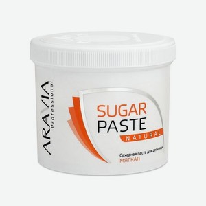Сахарная паста для депиляции «Натуральная» мягкой консистенции ARAVIA Professional, 750 гр