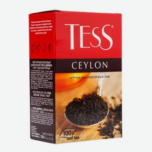 Чай черный Tess Ceylon 100г