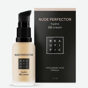 BB-крем тонирующий с гиалуроновой кислотой - №1 светлый бежевый Nude Perfector Beautific