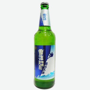 Пиво  Сноу Бир  св. 5,0% ст/б 0,58л, Китай