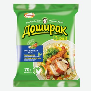 Лапша  Доширак Квисти  со вкусом курицы б/п 70г