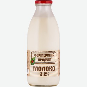 Молоко 3,2% Фермерский продукт Продкапитал с/б, 750 мл