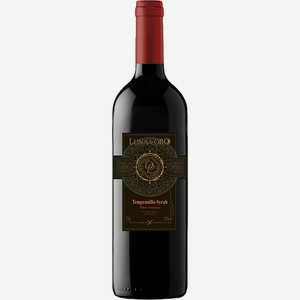 Вино Луна де Оро Темпранильо Сира крас. п/сух. 12% 0,75 л /Испания/