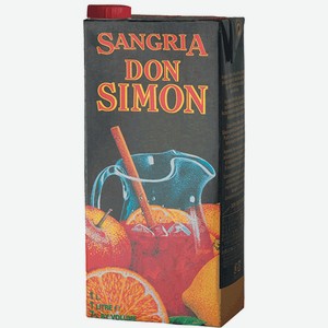 Виноградосодержащий напиток Дон Симон Сангрия крас.сл. 7% 1 л /Испания/
