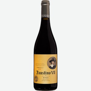Вино Фаустино VII Темпранильо Риоха DOC крас. сух. 13,5% 0,75 л /Испания/