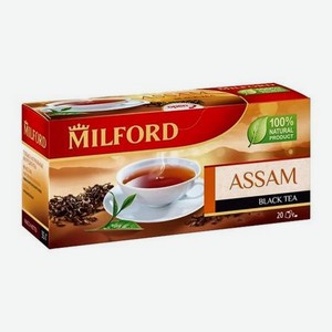 Чай черный Milford Assam в пакетиках 20 шт*2 г