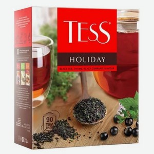 Чай черный Tess Holiday пакетированный 90 шт